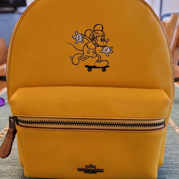 Coach x Disney Limited Edition Mini Backpack/Matching Coin Purse - Picture 3 of 9